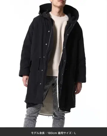 ADAM ET ROPE [ 5WAY ] 보아 라이너 모즈 코트