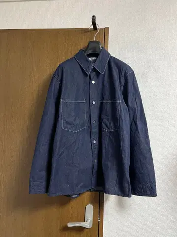 auralee 오라리 21ss 데님 셔츠 블루종 3 컨디션 최상