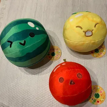 수박 게임 미들 봉제 인형 세트