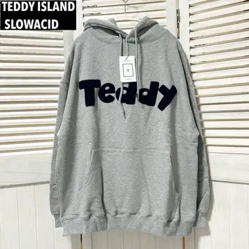 새상품 TEDDY ISLAND X SLOWACID 후드티 NCT 그레이