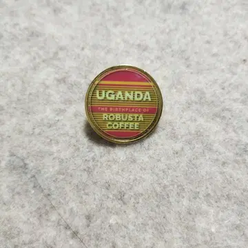 우간다 로부스타 커피 핀 배지