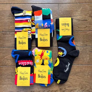 [ 새상품 ] Happy Socks The Beatles 5족입