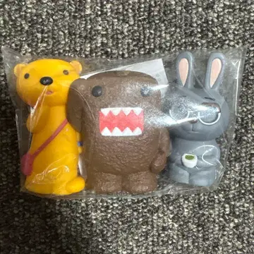 도몬가 곰 토끼 3체 세트