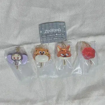 익명 배송! 주토피아 아이스캔디 참 4종 세트