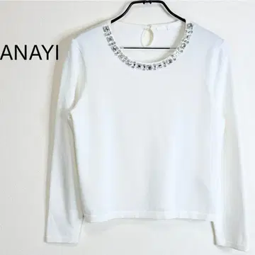 anayi 비쥬 니트 화이트