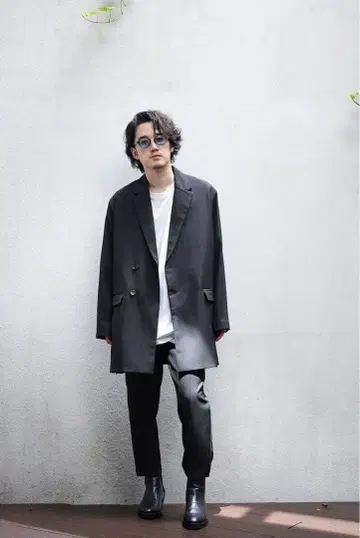 MB 스탠다드 롱 자켓 블랙 S