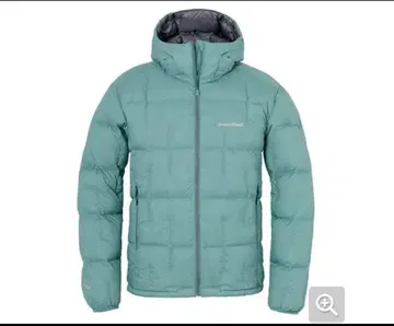 몽벨 다운 재킷 그린 후드 부착 네쥬 다운 파카