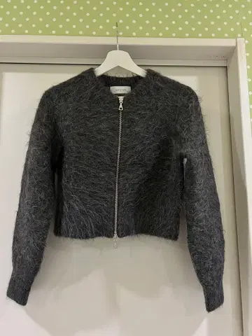 ADAM ET ROPE 그레이 집업 스웨터