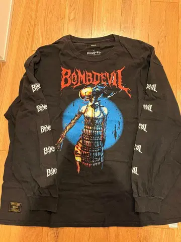 glamb 체인소 맨 콜라보 롱 T ( XL )