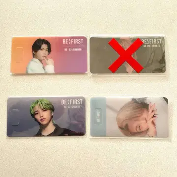 BE:FIRST 슈토 클리어 책갈피 묶음 판매