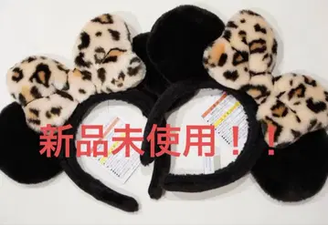 미사용 새상품! 레오파드 무늬 레오파드 머리띠