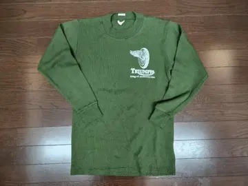 TRIUMPH 올리브 그린 긴팔 티셔츠