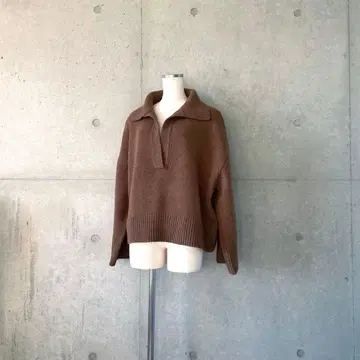 유나이티드 애로우즈 UNITEDARROWS 울 캐시미어 스키퍼 니트 F