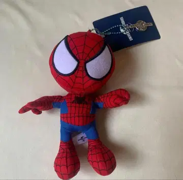 USJ 택 포함 스파이더맨 봉제 인형 키링
