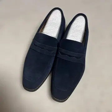 로퍼 네이비 스웨이드