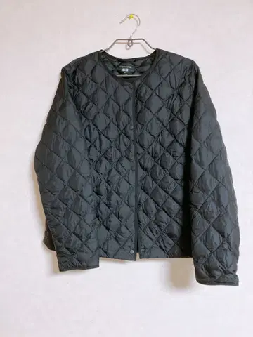 유니클로 WARM PADDED 블랙 여성 XL 사이즈