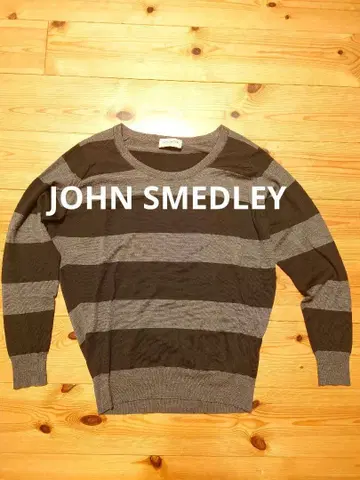 존스메들리 JOHN SMEDLEY 보더 니트 스웨터 영국