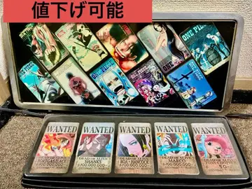 원피스 명장면 카드 세트 스테인리스 재질의 카드입니다.