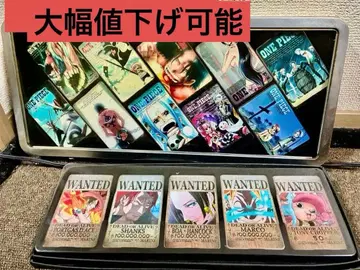 원피스 명장면 카드 세트 스테인리스 재질의 카드입니다.