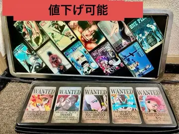 원피스 명장면 카드 세트 스테인리스 또는 알루미늄으로 만들어진 카드입니다