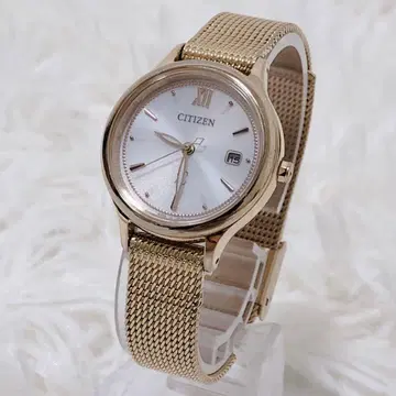 CITIZEN xC 에코 드라이브 미즈 컬렉션 크로스시 골드