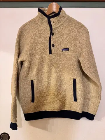 patagonia 플리스 풀오버 자켓 XS 베이지