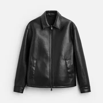ZARA 페이크 가죽 자켓