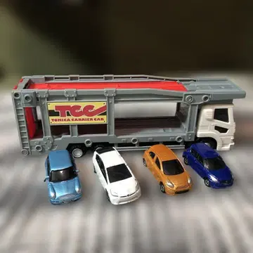 토미카 커리어카 + 각 승용차 세트