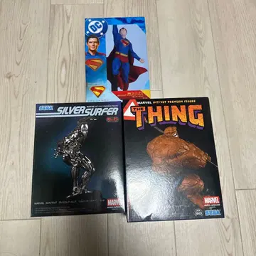 슈퍼맨 실버 서퍼 더 싱 피규어 세트