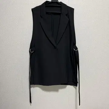 팁 탑 포켓 베스트 (블랙)