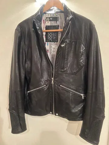 PB Black Label 블랙 가죽 자켓