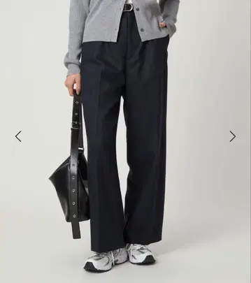 슬라브 와이드 스트레이트 팬츠