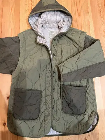 niko and 니코앤드 Many Way 퀼트 후드 자켓 카키