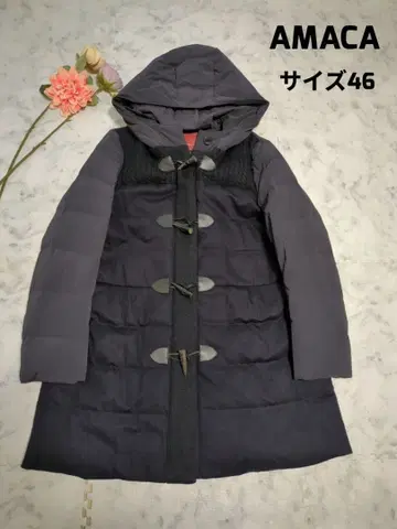 AMACA 아마카 이소재 절개 더플 다운 코트 사이즈 46