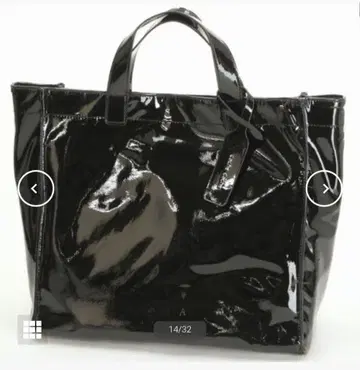 카슈카슈 소프트 에나멜 스퀘어 토트백