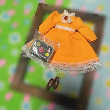 타카라 리카짱 옷 갈아입기 의류 오렌지