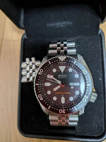 SEIKO 자동 와인딩 다이버 워치