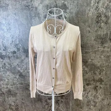 index 인덱스 라메 믹스 가디건 브라운 성숙/러블리 (L)