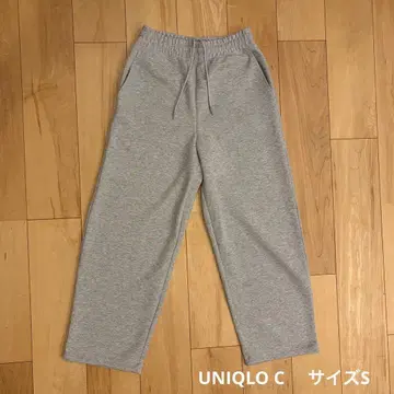 유니클로 UNIQLOC 스웨트 팬츠 그레이 사이즈 S