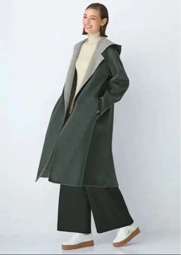 홑겹 코트 후드 새상품