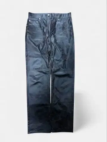 블랙 합성 피혁 워크 팬츠 스트레이트 레그 y2k 무료배송 구제 의류