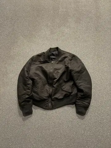 블랙 MA-1 플라이트 자켓