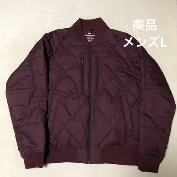 유니클로 화이트 마운티니어링 하이브리드 다운 와인 사이즈 L