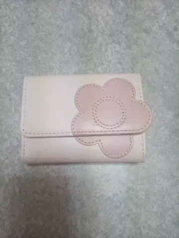 마리콴트 미니 지갑 핑크