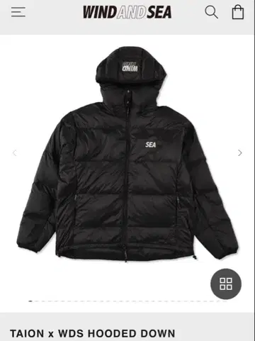 즉시 완판 아이템 TAION x WIND AND SEA 윈드앤씨 다운