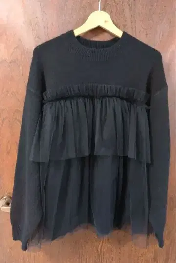 FREAK'S STORE 프릭스스토어 튤 도킹 니트 풀오버