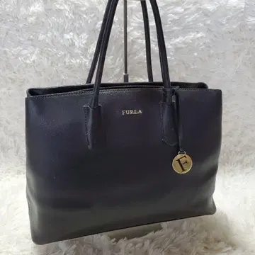 훌라 FURLA 가죽 토트백 블랙 A4 수납 가능 여성용