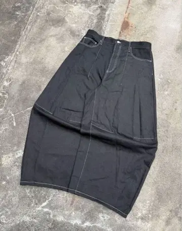 BELVET 배기 데님 즉완품 엔도 마모루 착용