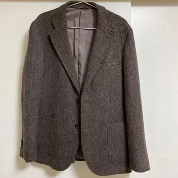 GREEN LABEL RELAXING 테일러드 자켓 브라운 울