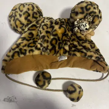 미니 마우스 레오파드 무늬 모자